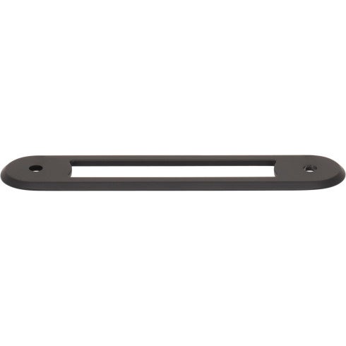 Top Knobs Brockwell Backplate 3 3/4" c-c in Flat Black