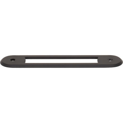 Top Knobs Brockwell Backplate 3 3/4" c-c in Flat Black