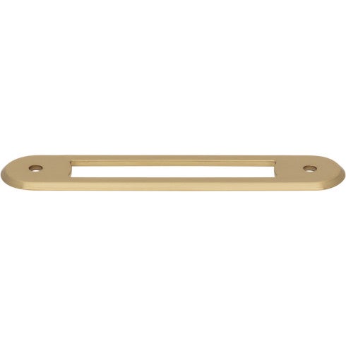 Top Knobs Brockwell Backplate 3 3/4" c-c in Honey Bronze