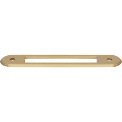 Top Knobs Brockwell Backplate 3 3/4" c-c in Honey Bronze