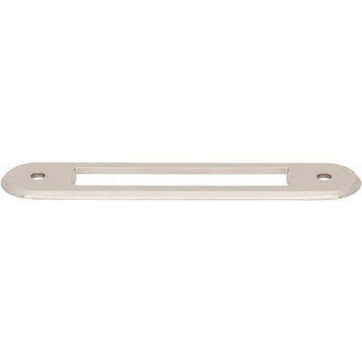 Top Knobs Brockwell Backplate 3 3/4" c-c in Polished Nickel