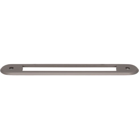 Top Knobs Brockwell Backplate 5 1/16" c-c in Ash Gray