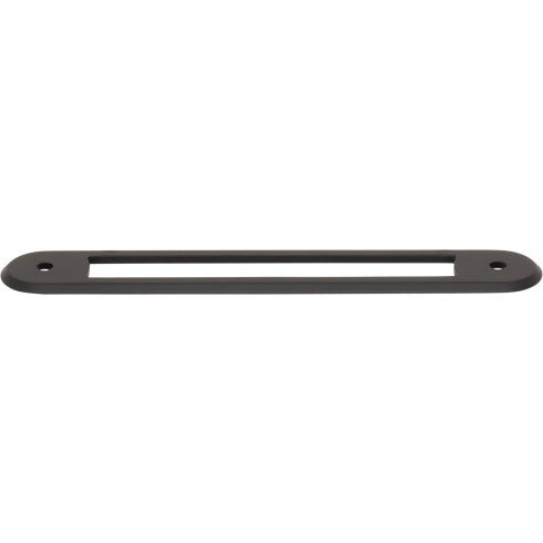 Top Knobs Brockwell Backplate 5 1/16" c-c in Flat Black