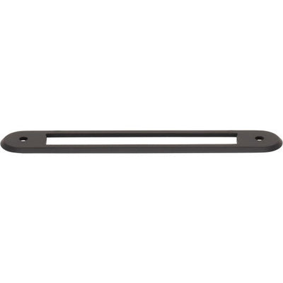 Top Knobs Brockwell Backplate 5 1/16" c-c in Flat Black