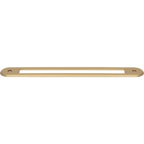 Top Knobs Brockwell Backplate 6 5/16" c-c in Honey Bronze