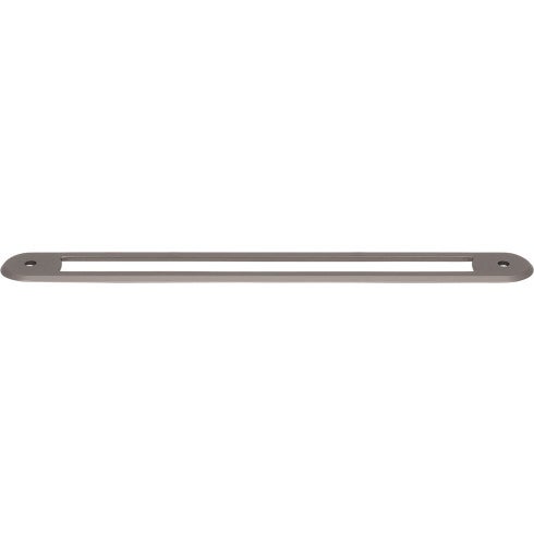 Top Knobs Brockwell Backplate 7 9/16" c-c in Ash Gray