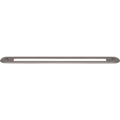 Top Knobs Brockwell Backplate 7 9/16" c-c in Ash Gray