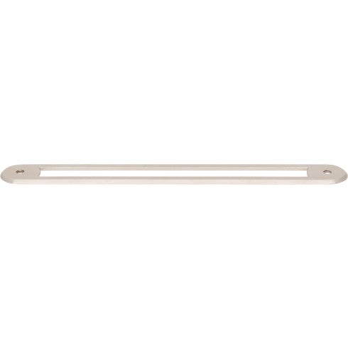 Top Knobs Brockwell Backplate 7 9/16" c-c in Brushed Satin Nickel