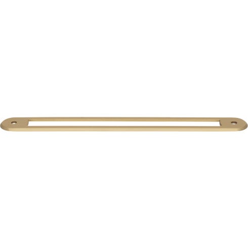 Top Knobs Brockwell Backplate 7 9/16" c-c in Honey Bronze