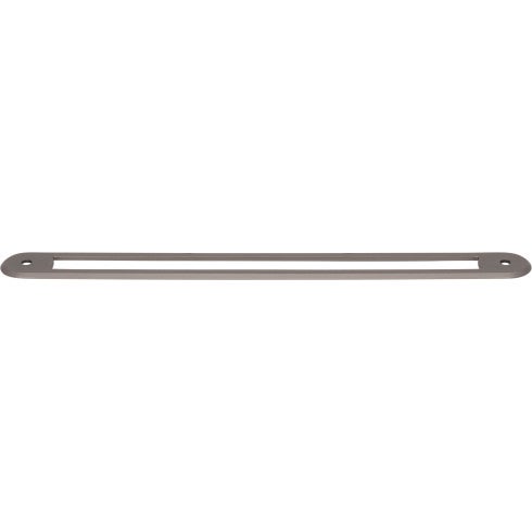 Top Knobs Brockwell Backplate 8 13/16" c-c in Ash Gray