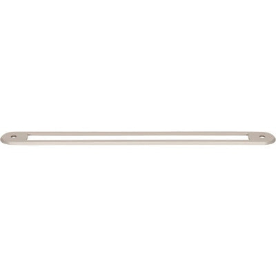 Top Knobs Brockwell Backplate 8 13/16" c-c in Brushed Satin Nickel