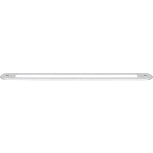 Top Knobs Brockwell Backplate 8 13/16" c-c in Polished Chrome