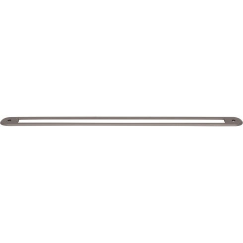 Top Knobs Brockwell Backplate 12" c-c in Ash Gray
