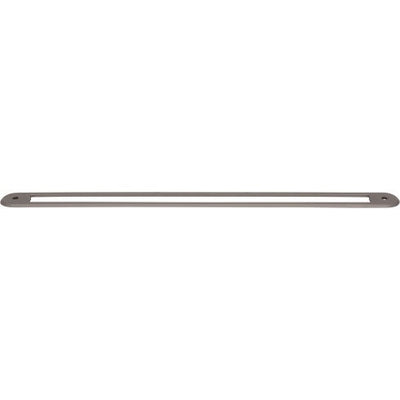 Top Knobs Brockwell Backplate 12" c-c in Ash Gray