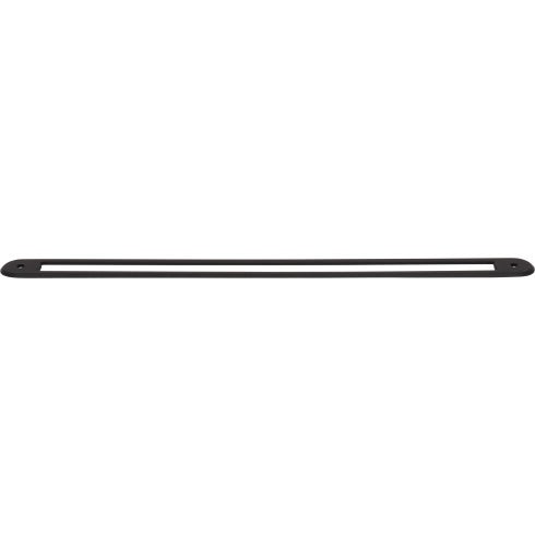 Top Knobs Brockwell Backplate 12" c-c in Flat Black