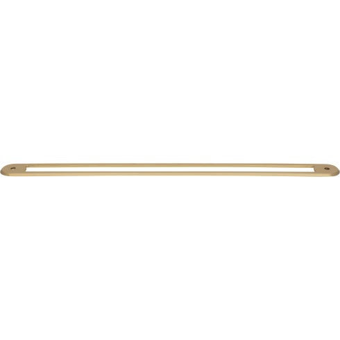 Top Knobs Brockwell Backplate 12" c-c in Honey Bronze