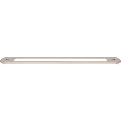 Top Knobs Brockwell Backplate 18" c-c Appliance Pull in Brushed Satin Nickel