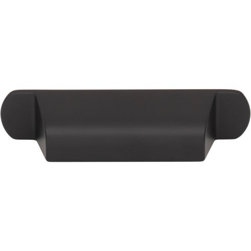 Top Knobs Cressing Cup Pull 2 3/4" c-c in Flat Black