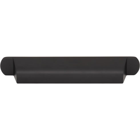 Top Knobs Cressing Cup Pull 5 1/16" c-c in Flat Black