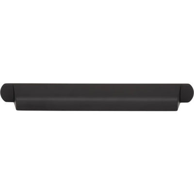 Top Knobs Cressing Cup Pull 7 9/16" c-c in Flat Black