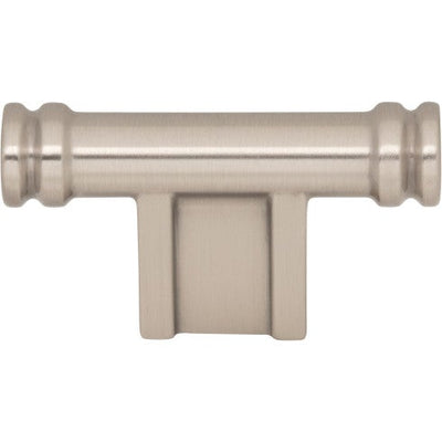 Top Knobs Newburn T-Knob 2 1/4" in Brushed Satin Nickel