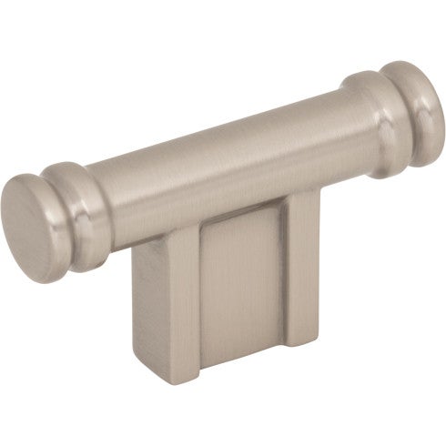Top Knobs Newburn T-Knob 2 1/4" in Brushed Satin Nickel