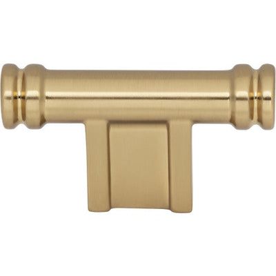 Top Knobs Newburn T-Knob 2 1/4" in Honey Bronze