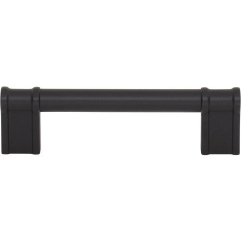 Top Knobs Newburn Pull 3 3/4" c-c in Flat Black
