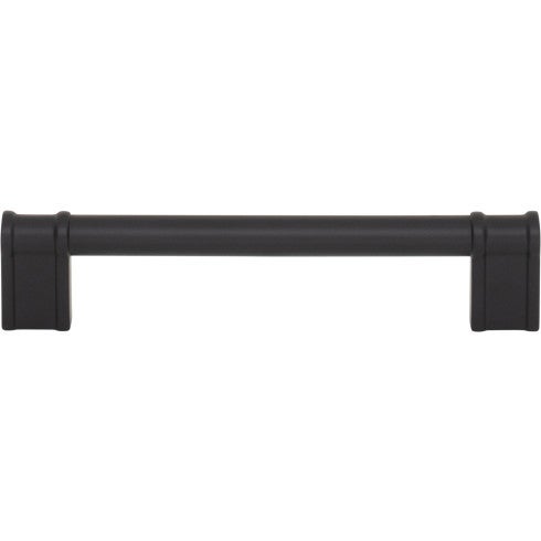 Top Knobs Newburn Pull 5 1/16" c-c in Flat Black