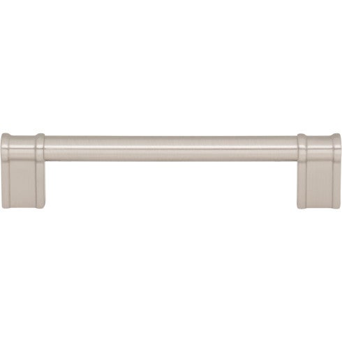 Top Knobs Newburn Pull 5 1/16" c-c in Brushed Satin Nickel