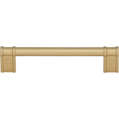 Top Knobs Newburn Pull 5 1/16" c-c in Honey Bronze