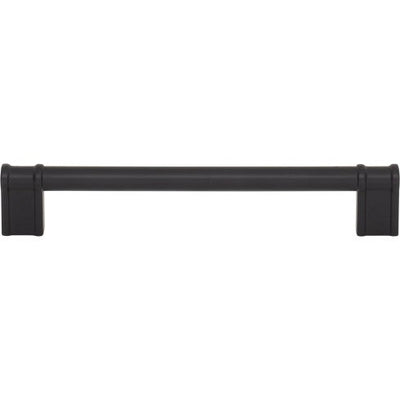 Top Knobs Newburn Pull 6 5/16" c-c in Flat Black