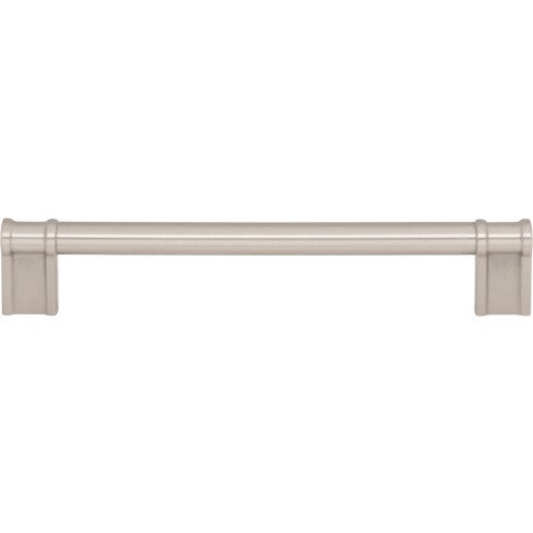 Top Knobs Newburn Pull 6 5/16" c-c in Brushed Satin Nickel
