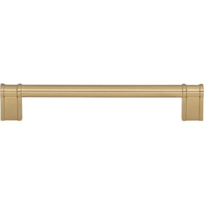 Top Knobs Newburn Pull 6 5/16" c-c in Honey Bronze