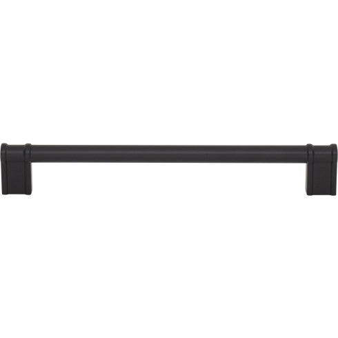 Top Knobs Newburn Pull 7 9/16" c-c in Flat Black