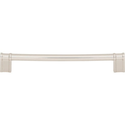 Top Knobs Newburn Pull 7 9/16" c-c in Polished Nickel