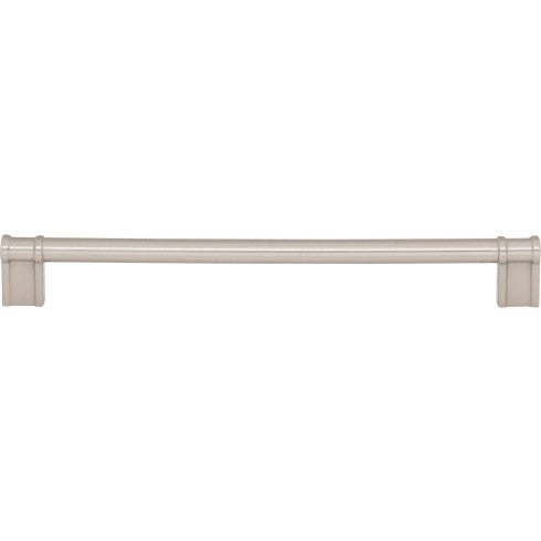 Top Knobs Newburn Pull 8 13/16" c-c in Brushed Satin Nickel