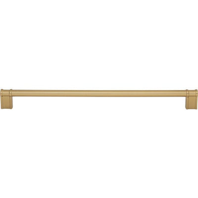Top Knobs Newburn Pull 12" c-c in Honey Bronze