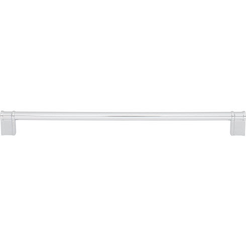 Top Knobs Newburn Pull 12" c-c in Polished Chrome