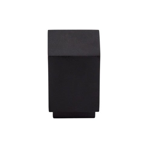 Top Knobs Linear Square Knob 3/4" in Flat Black