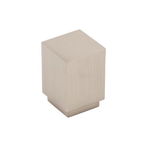 Top Knobs Linear Square Knob 3/4" in Brushed Satin Nickel