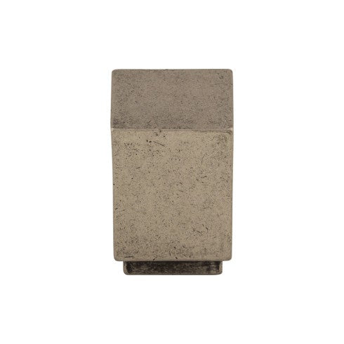 Top Knobs Linear Square Knob 3/4" in Pewter Antique