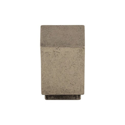 Top Knobs Linear Square Knob 3/4" in Pewter Antique