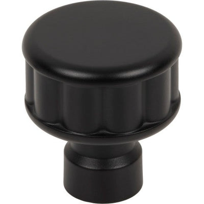 Top Knobs Pemberton Knob 1 1/4" in Flat Black