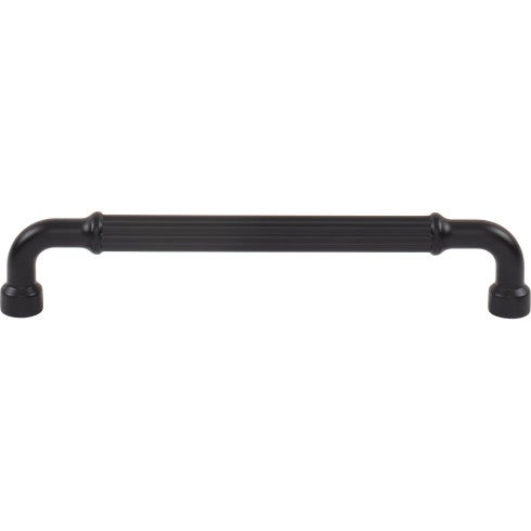 Top Knobs Pemberton Pull 6 5/16" c-c in Flat Black