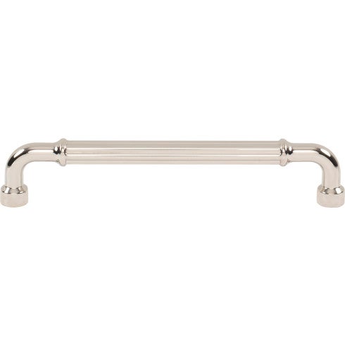 Top Knobs Pemberton Pull 6 5/16" c-c in Polished Nickel