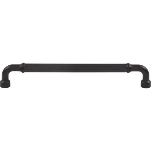 Top Knobs Pemberton Pull 7 9/16" c-c in Flat Black