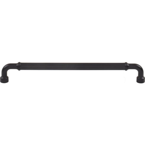 Top Knobs Pemberton Pull 8 13/16" c-c in Flat Black