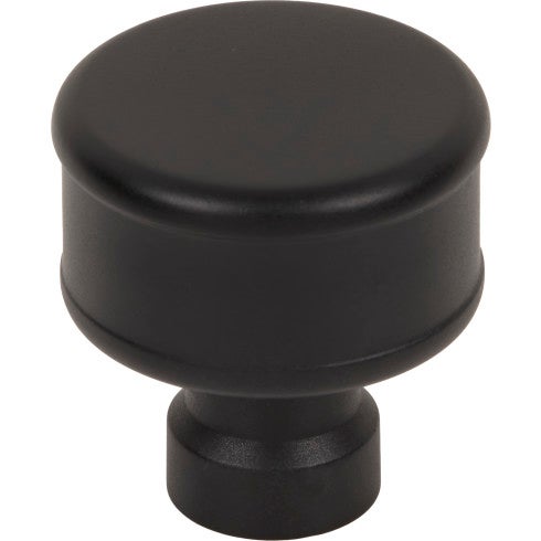 Top Knobs Lavington Knob 1 1/4" in Flat Black