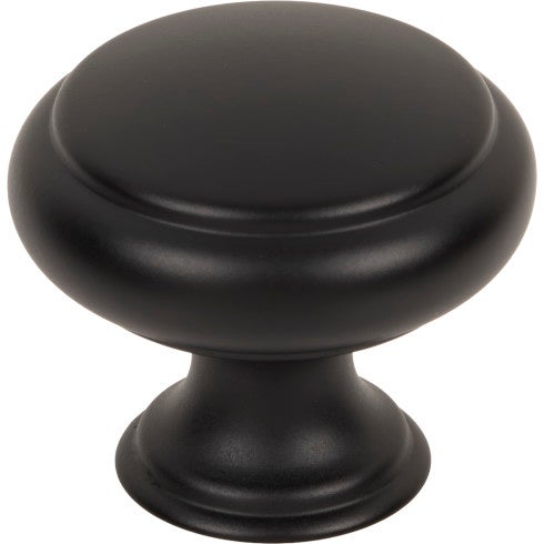 Top Knobs Bayridge Knob 1 1/4" in Flat Black